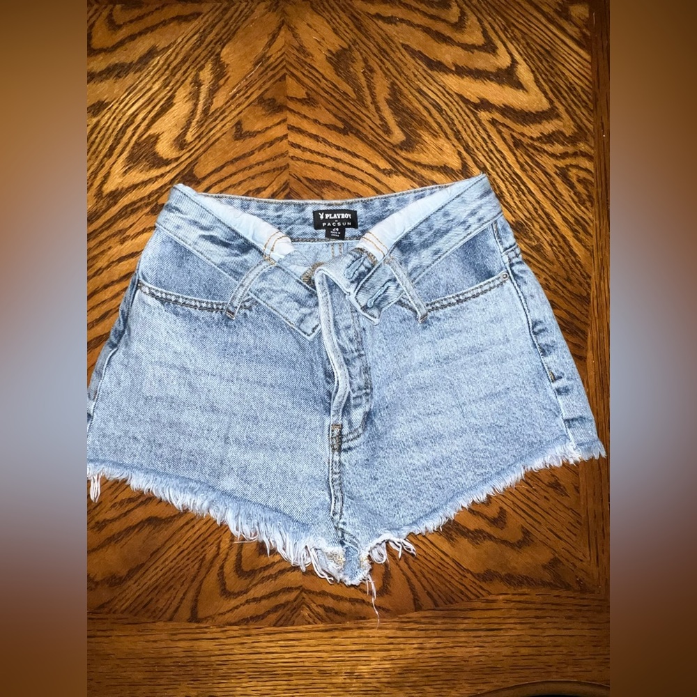 playboy by pacsun jean shorts